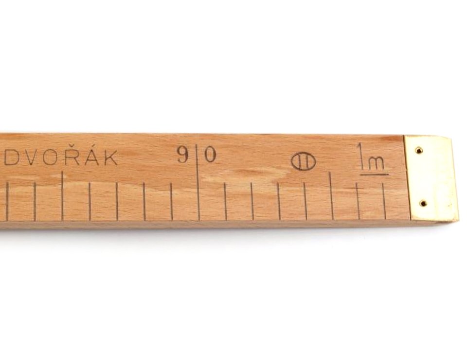 Wooden Ruler with European calibre 100 cm