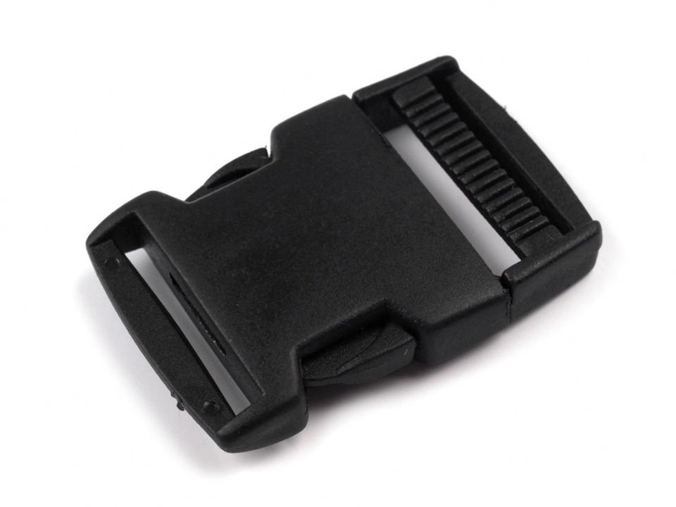 Side release buckle with strap adjuster, inner width 30mm