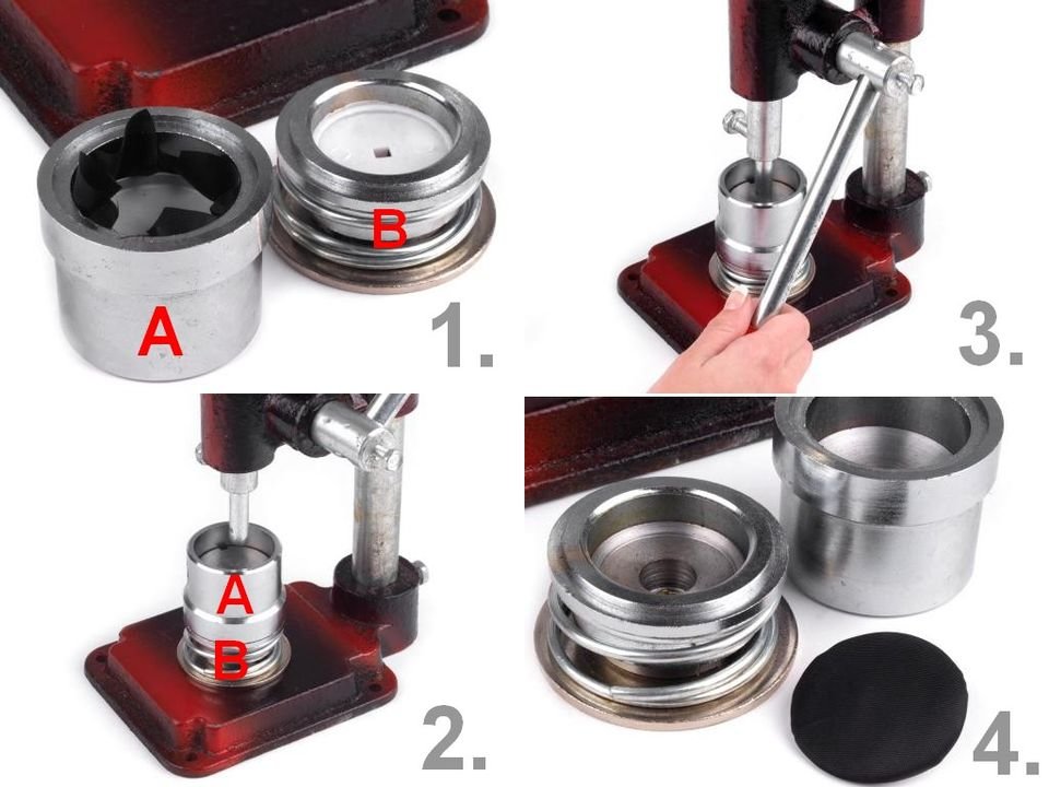 RASA Rokas prese pogām Hand Press Button Machine 2nd Quality 
