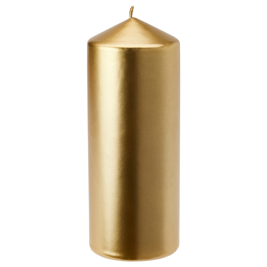 Candle gold 19cm