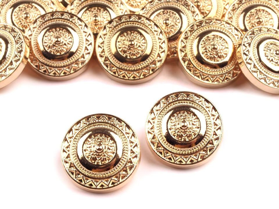 Metal Button size 28' gold