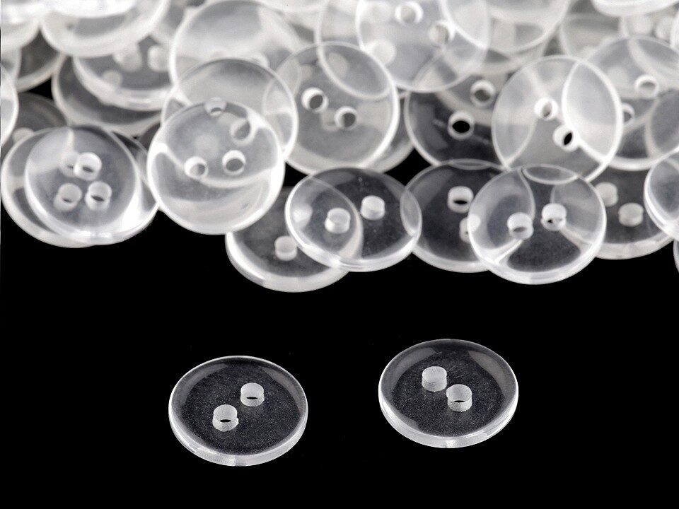 Plastic buttons size 18'