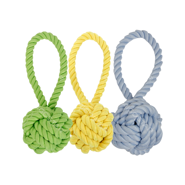 Ball with rope set 6pcs