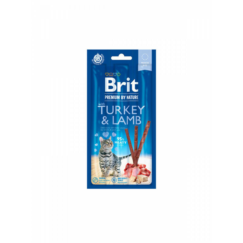 Brit Premium Cat Turkey & Lamb 3pcs cat snack