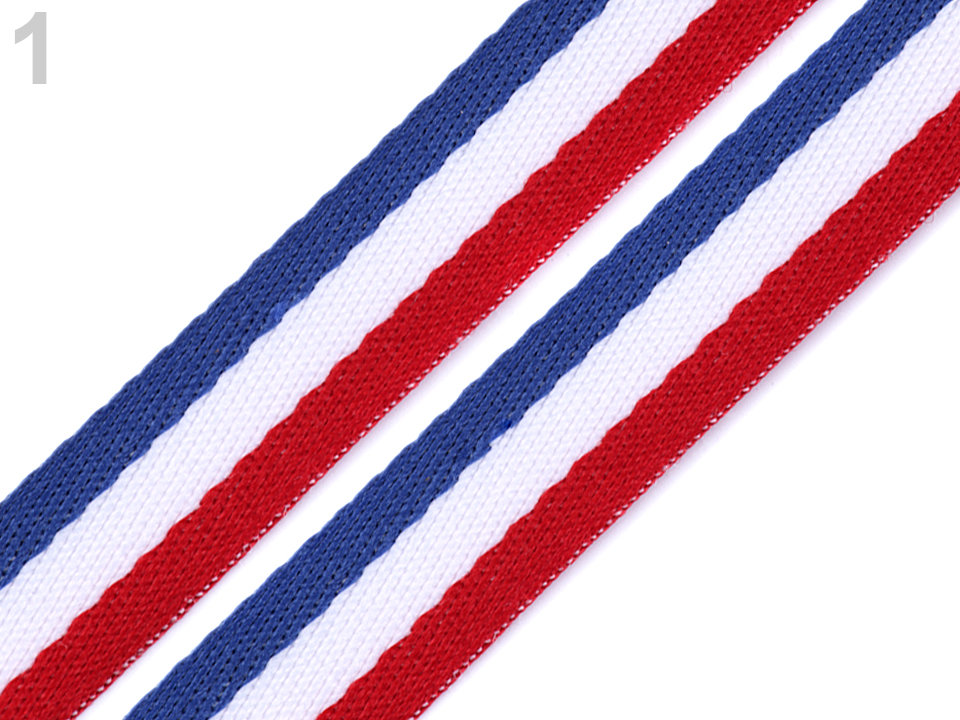 Trouser Side Stripe / Tricolor Trim width 10 mm