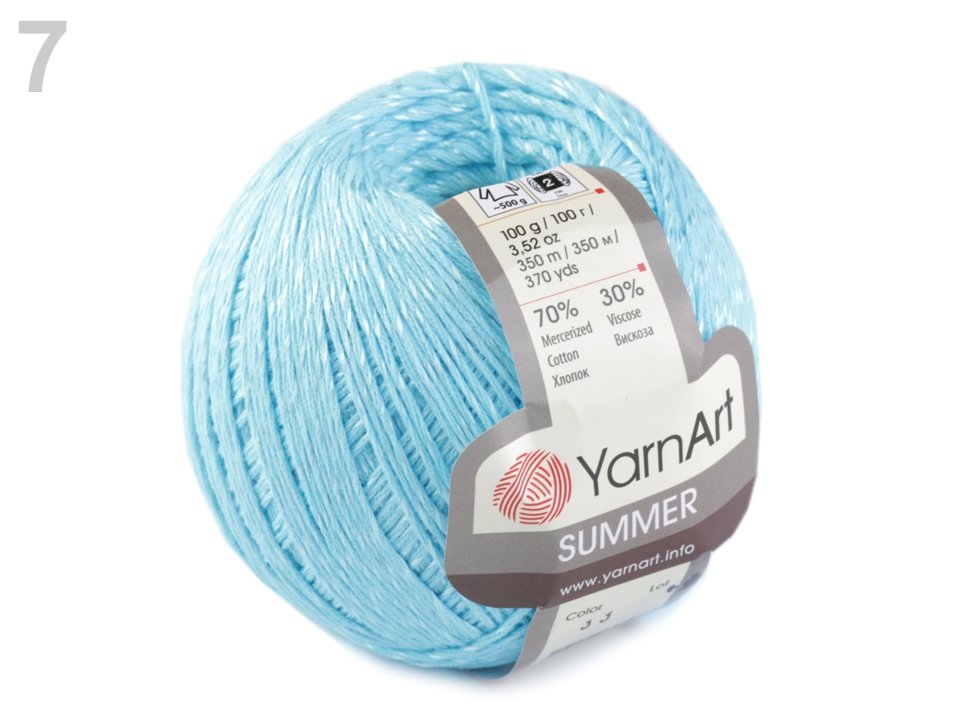 Adīšanas dzija Knitting Yarn 100 g Summer (uz vietas)