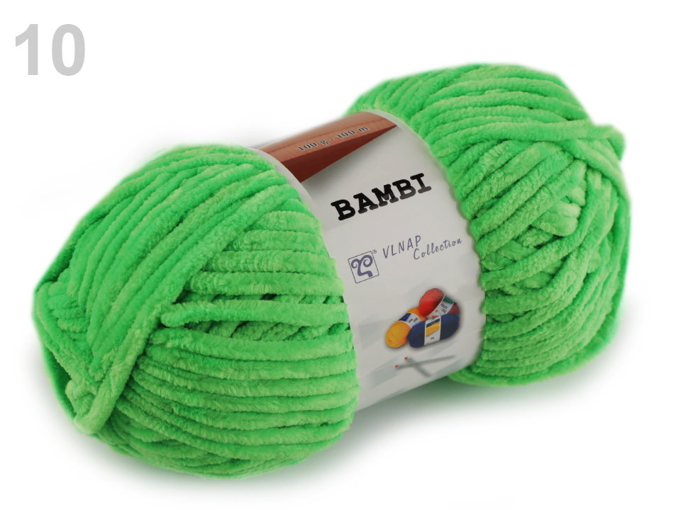 Knitting Chenille Yarn Bambi 100 g