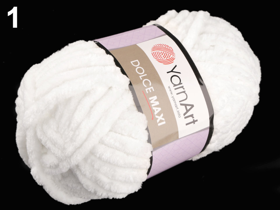 Chenille Knitting Yarn Dolce Maxi 200 g