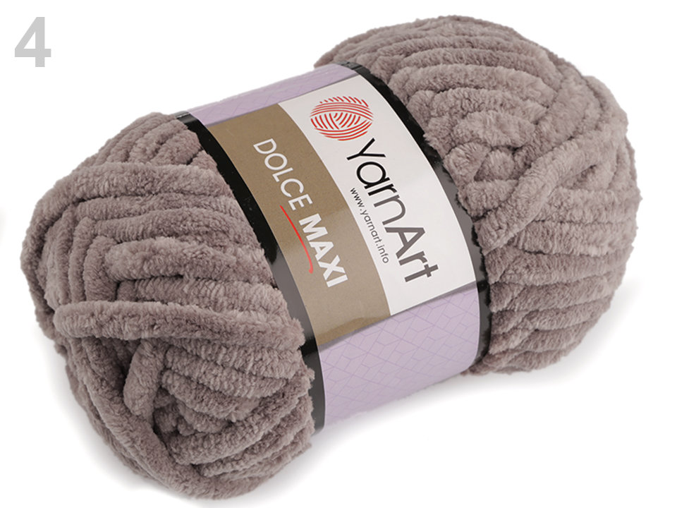 Chenille Knitting Yarn Dolce Maxi 200 g
