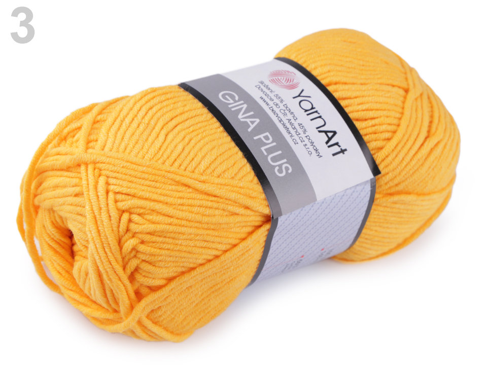 Knitting Yarn Gina Plus 100 g