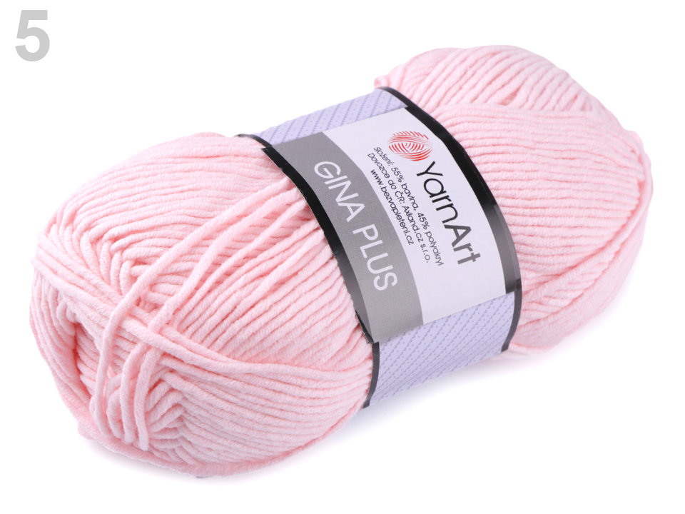 Knitting Yarn Gina Plus 100 g