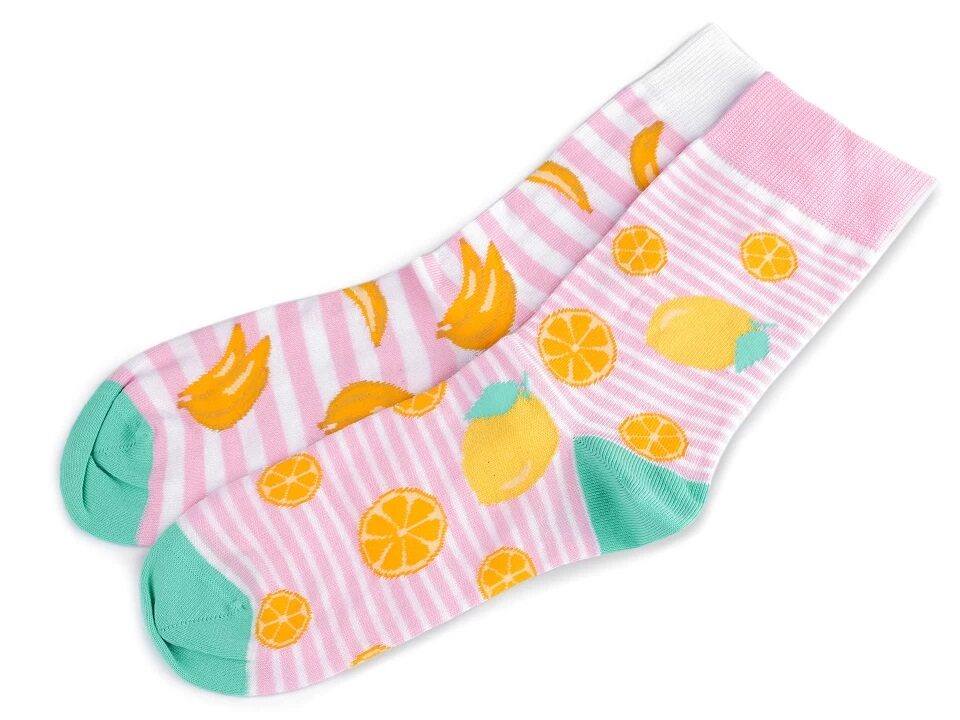 Cotton socks Wola Pink Banana
