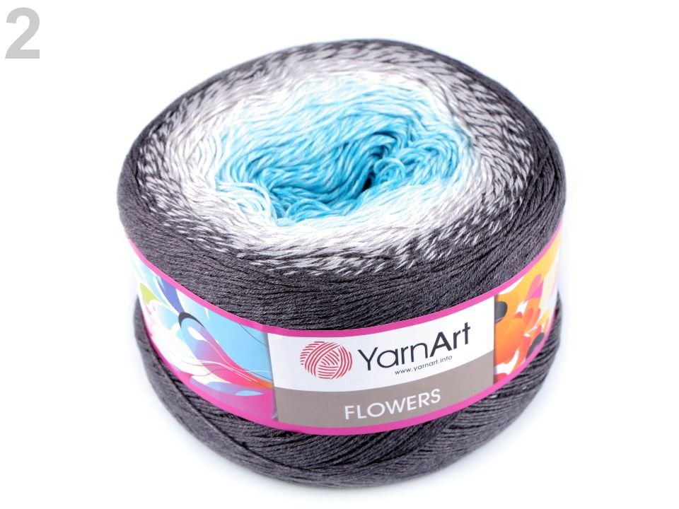 Knitting Yarn Flowers 250 g