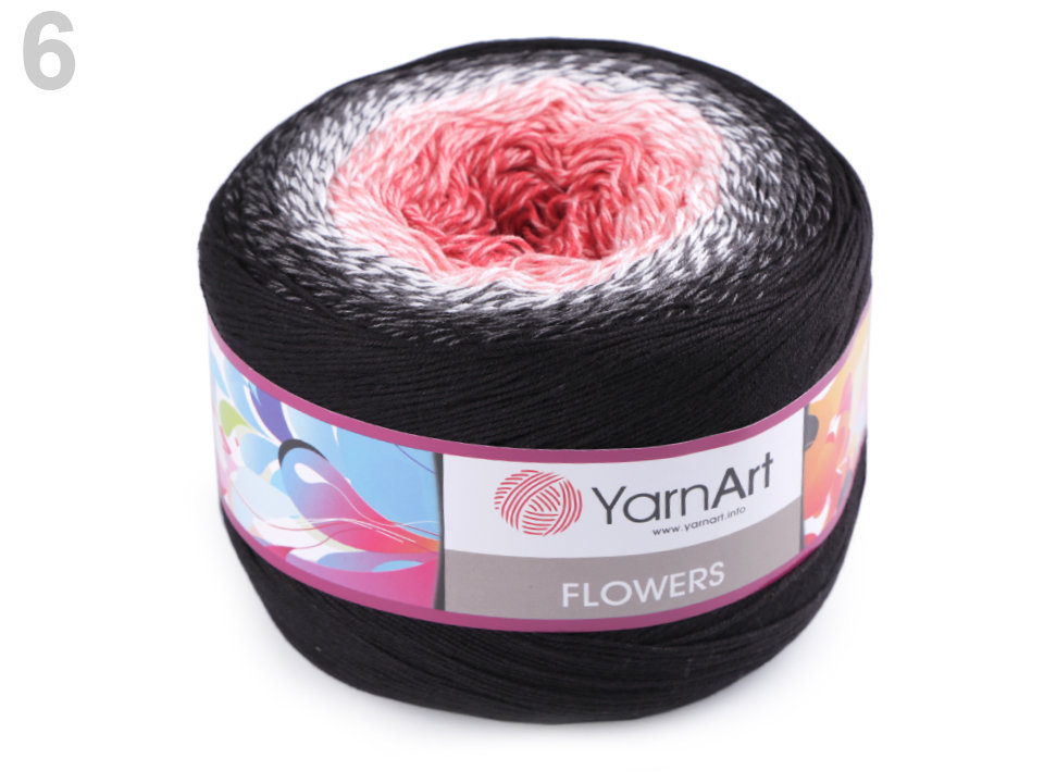 Knitting Yarn Flowers 250 g