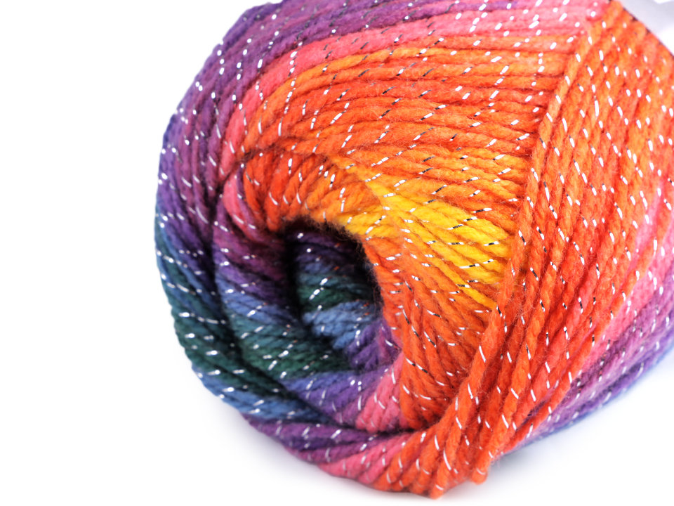 Knitting Yarn Flora Lurex 100 g