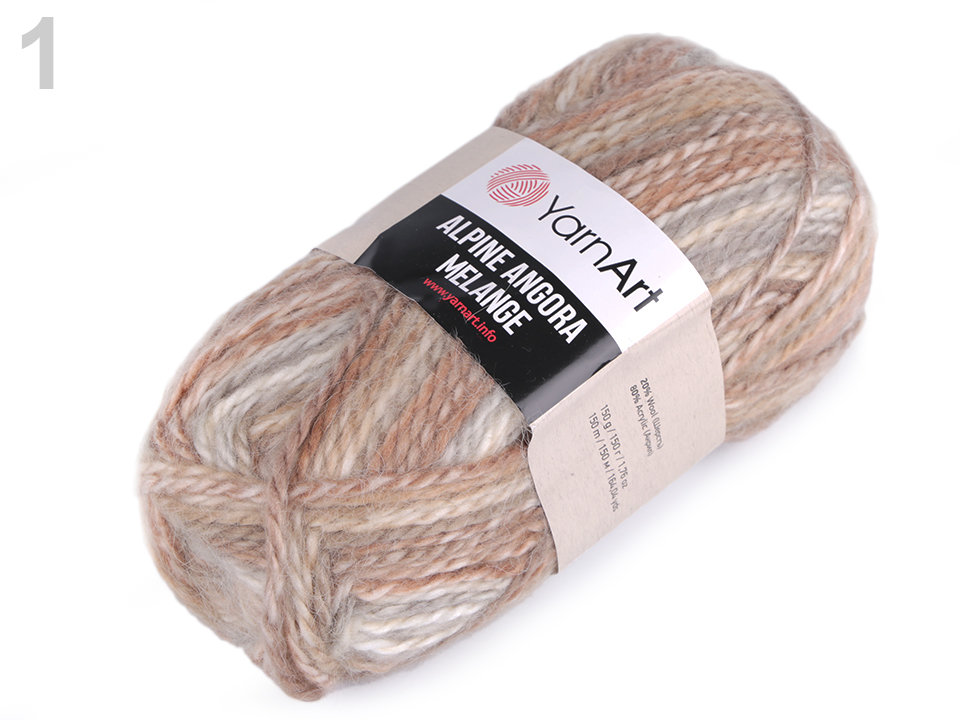Knitting Yarn Alpine Angora Melange 150 g