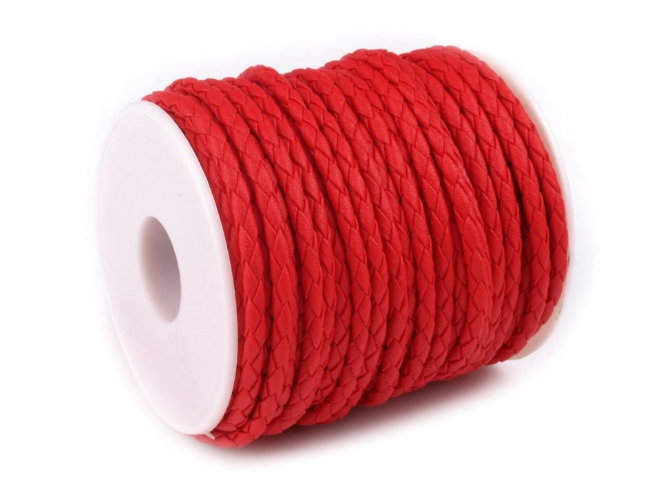 Braided Cord 3 mm eco-leather