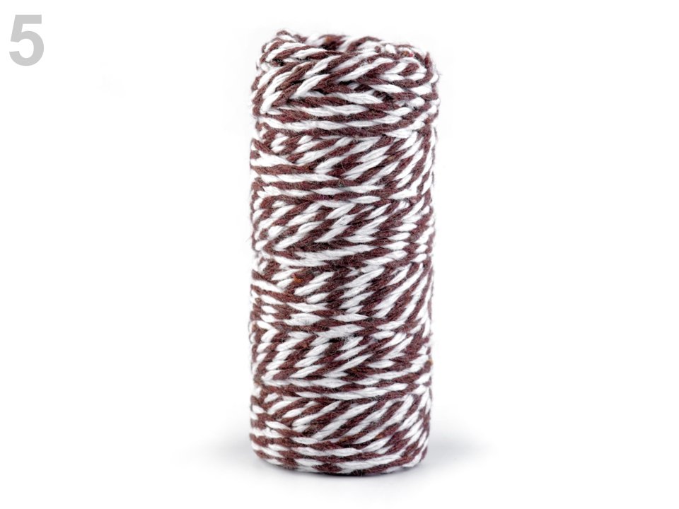 Two-tone Twisted Cotton String Ø1.5 mm