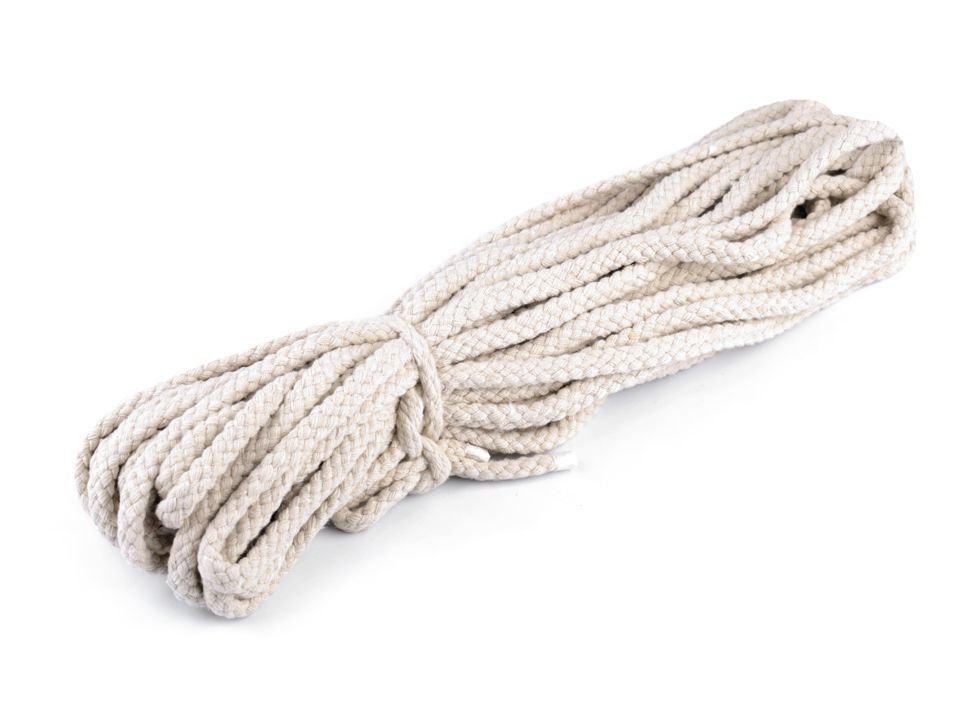 Braided Cotton Rope / Cord Ø8-10 mm