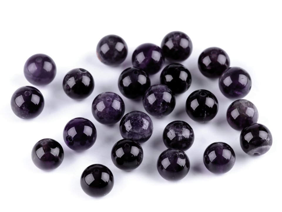 Mineral / Gemstone Beads Amethyst Ø8 mm