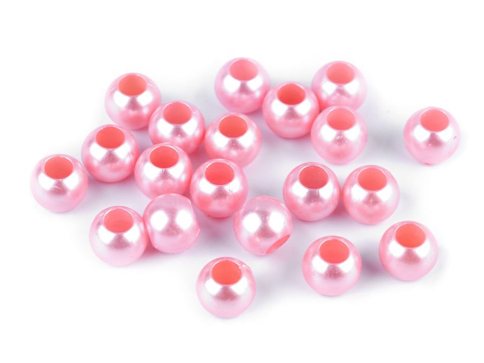 Plastic Charm Beads 8x10 mm