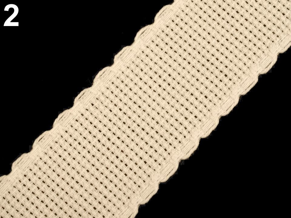 Cross Stitch Fabric Ribbon width 30 mm 