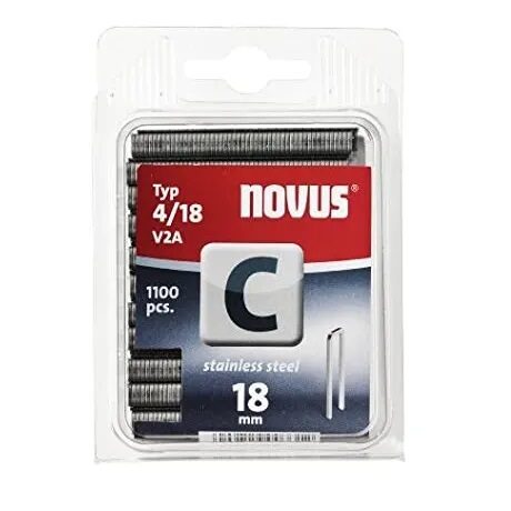 Novus C4/18 clamps stainless steel
