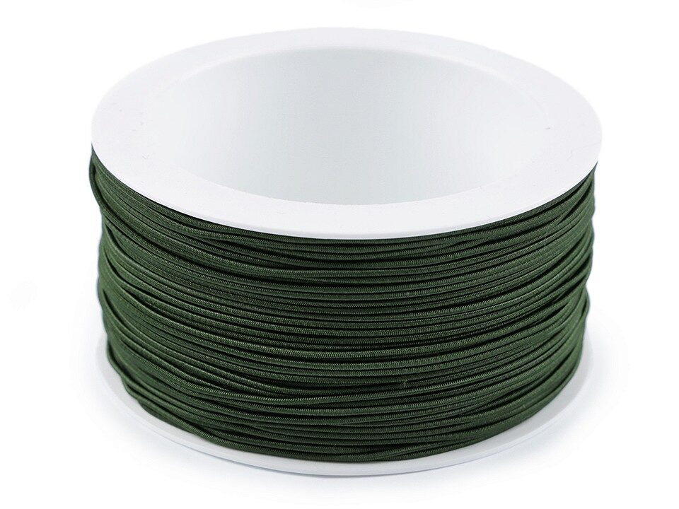 Hat Round Elastic Ø1.2mm forest green