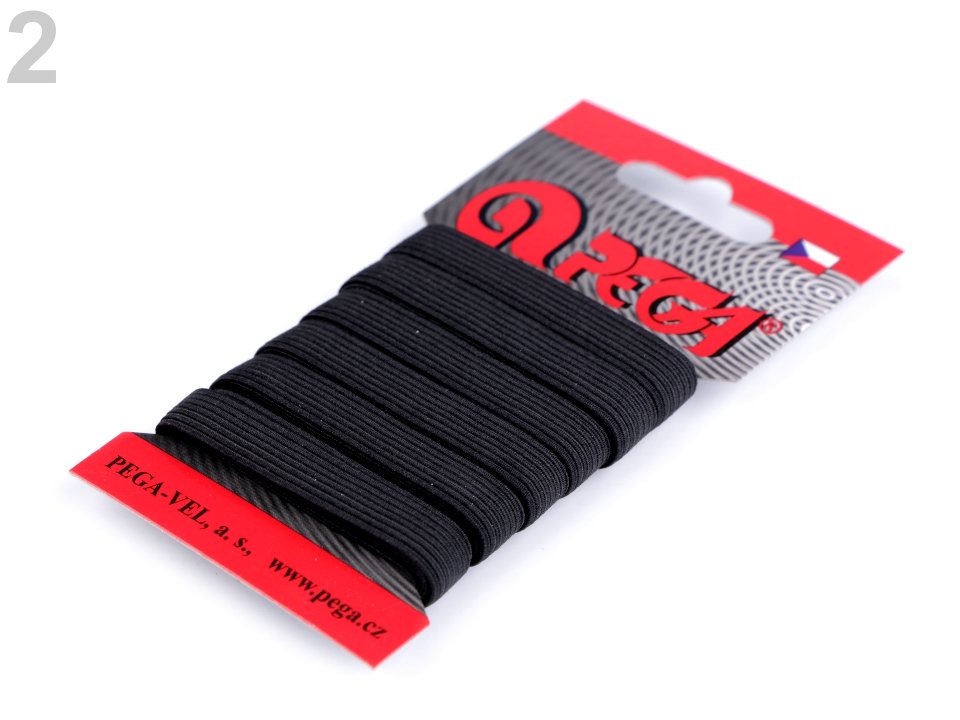 Lingerie Elastic Braid Tape card packing width 9 mm