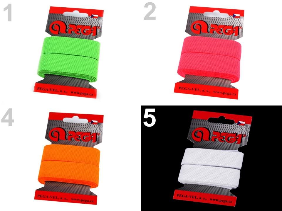 Elastic Braid Tape width 20 mm variety of colors