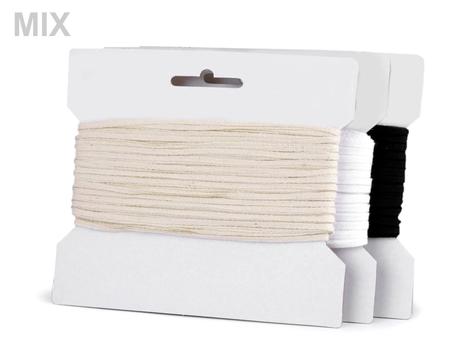 Cotton Flat String / Cord width 3 mm