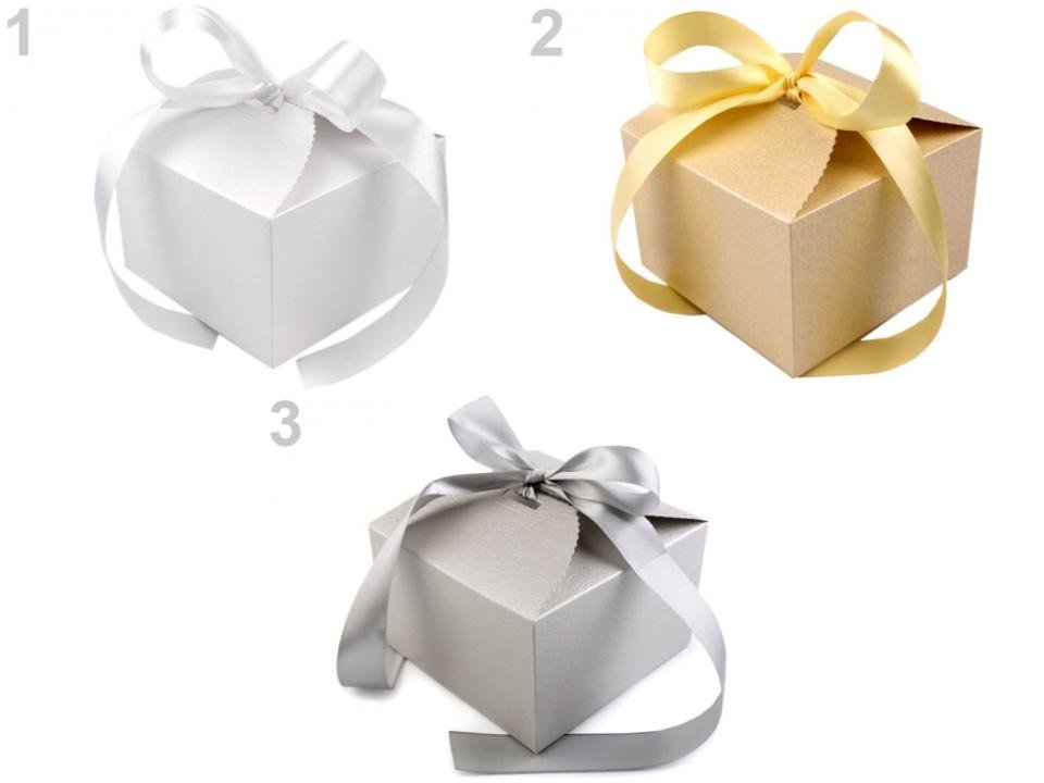 Paper Favor Box with Ribbon