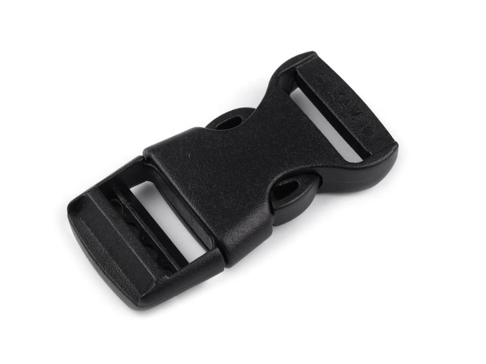 Side Release Buckle with Strap Adjuster width 15 mm