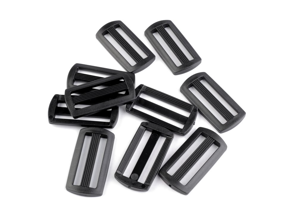 Plastic Tri-Glide Slide Adjuster width 40 mm black