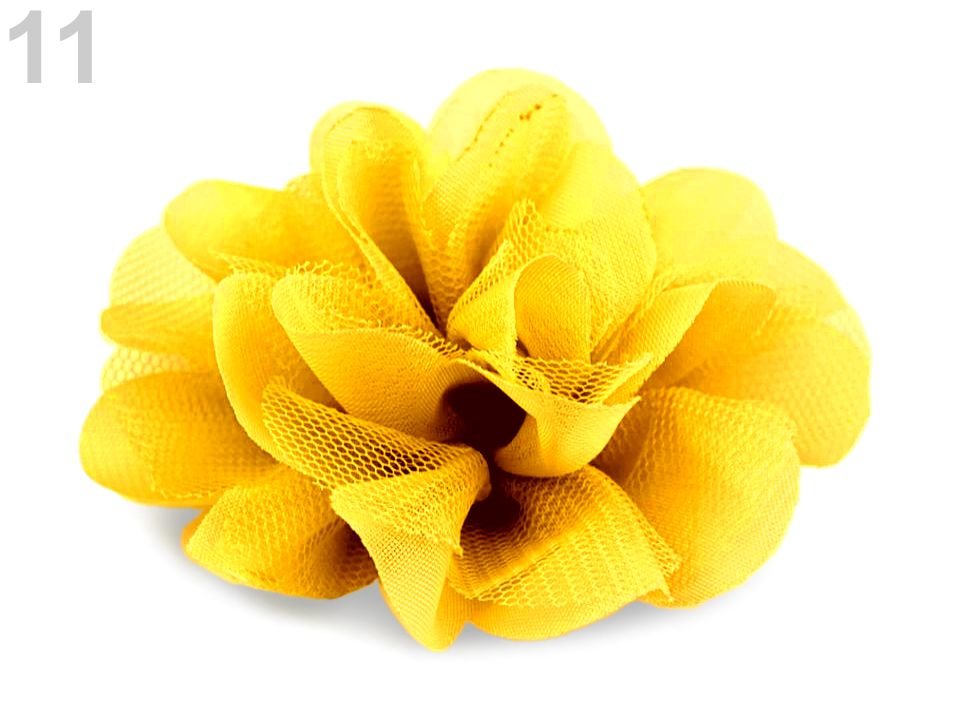 Chiffon Flower Ø8 cm