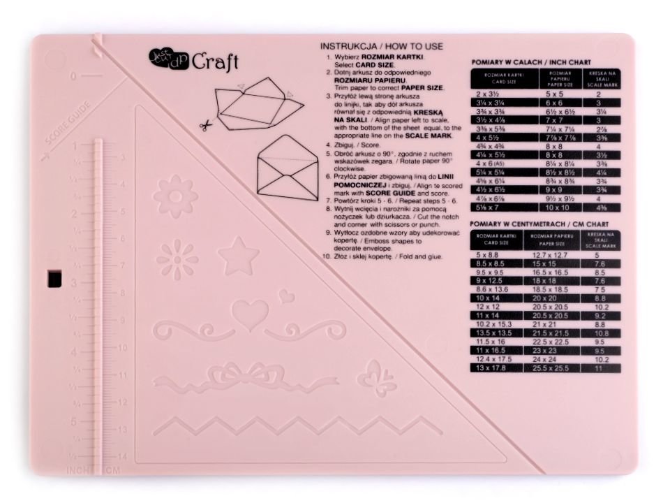 Kartīšu un aploksņu veidotājs Card and Envelope Scoring Board