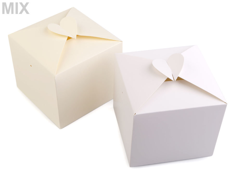 Paper Party Gift Box With Heart