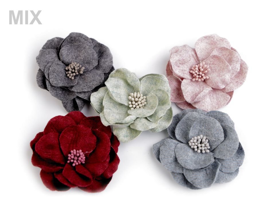 Wool Flower with Pistils Ø65 mm