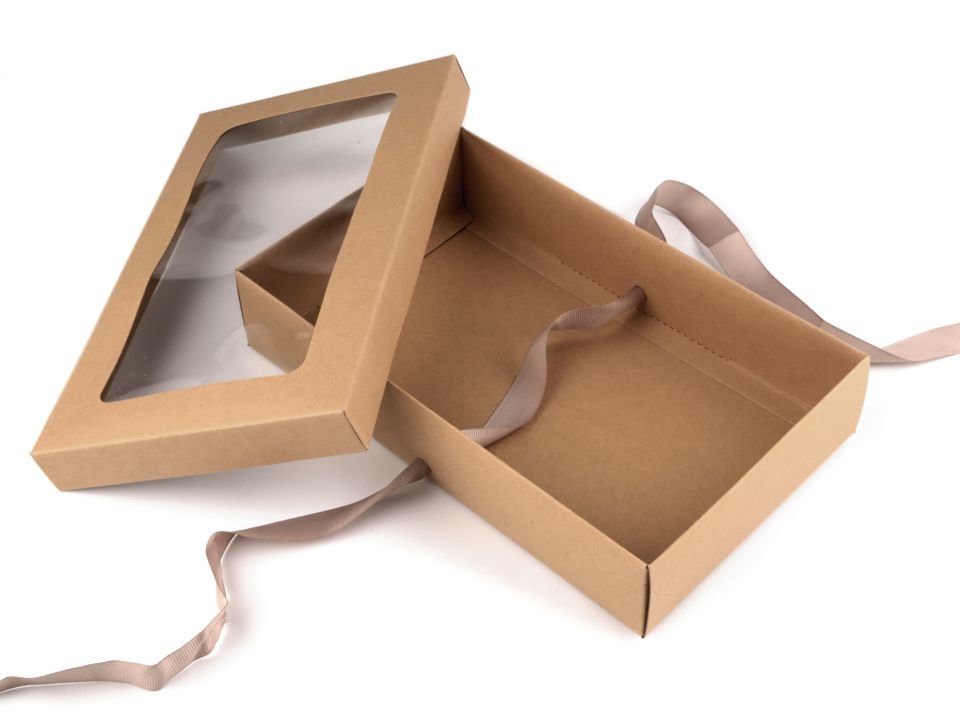 Papīra dāvanu kastīte 16,5 x 27,5 x 6 cm komplekts (uz vietas)