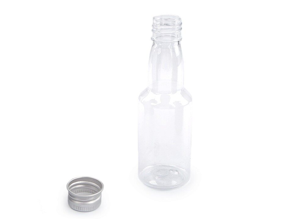 Plastmasas flakons / pudele ar skrūvējamu vāciņu