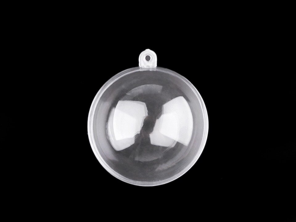 Clear Acrylic Fillable Ball Ornament Ø5cm