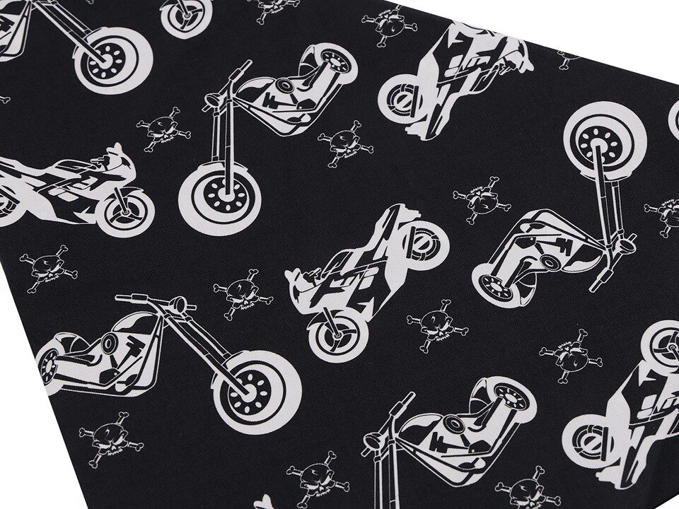 Cotton Scarf 70x70 cm Motorcycle
