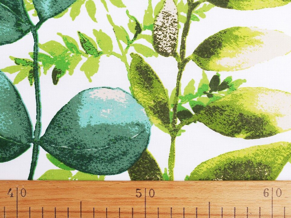 Cotton Fabric Leaves