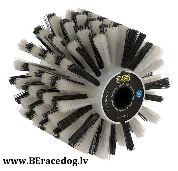 FarTools REX 120C plastic fiber roll brush for restoration