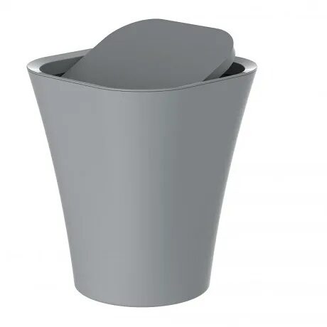 EISL Bathroom or kitchen waste bin 8.5L, gray