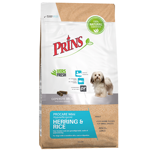 Prins ProCare MINI HERRING & RICE Hypoallergic dog dry food
