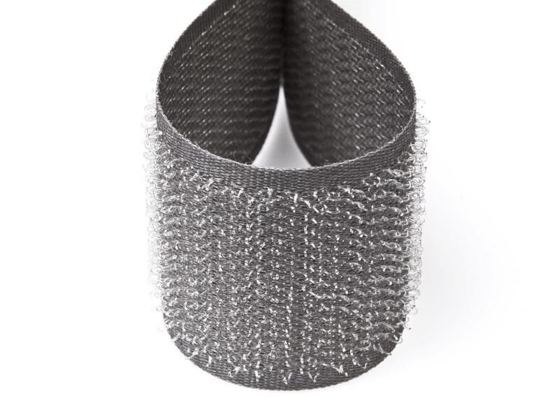 Hook velcro tape 20 mm gray