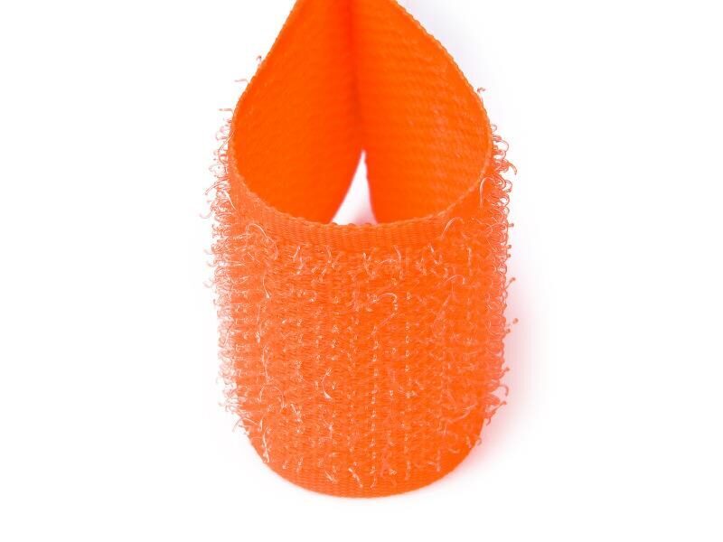 Hook and loop velcro tape 30 mm 5 m orange