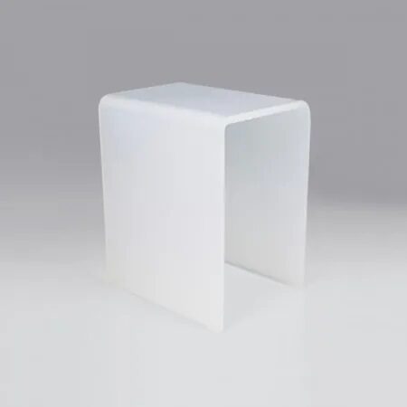 Novellini Satin Acrylic Bathroom bench, white