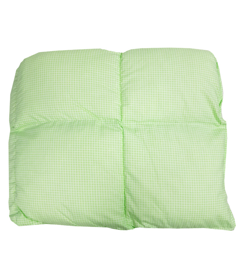 Blanket with hypoallergenic filling HIPO green